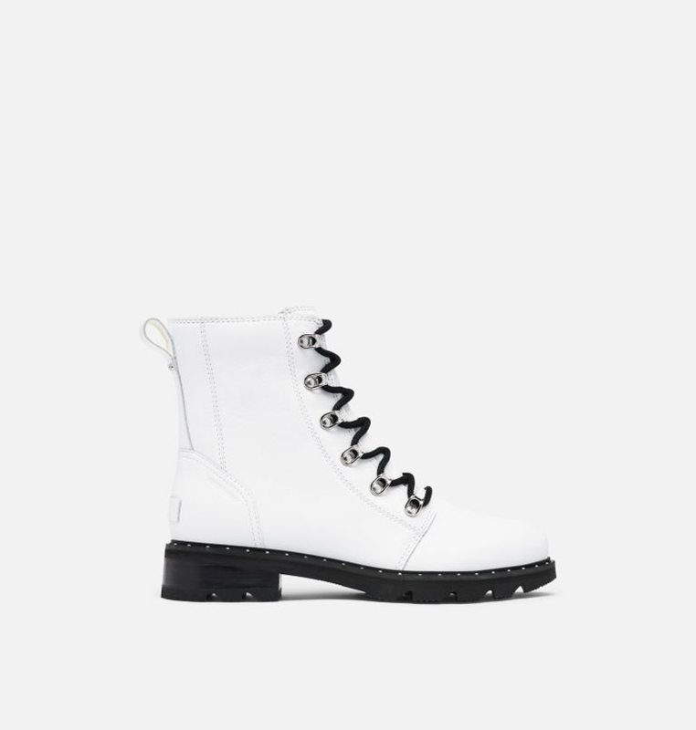 Sorel Dam Gummistövlar Vita - Lennox™ Lace Mid - IJT-487326